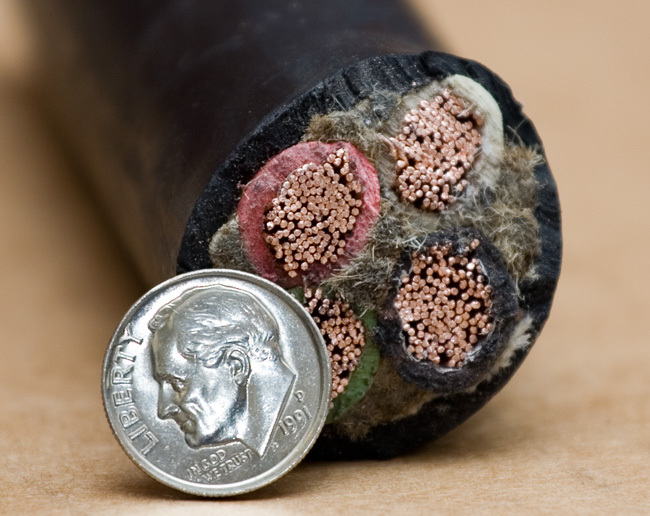 What is the easiest way to strip heavy wire?